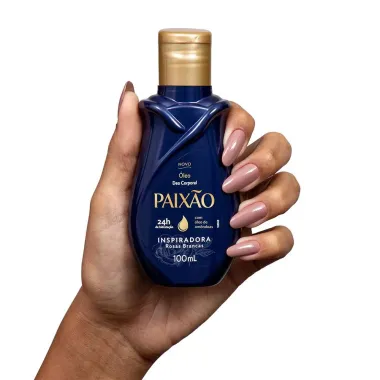&Oacute;leo Corporal Paix&atilde;o Inspiradora Rosas Brancas 100ml