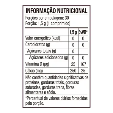 Calcitran D3 1.000UI 30 Comprimidos Revestidos