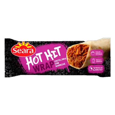 Wrap Costelinha com Barbecue Seara Hot Hit 100g