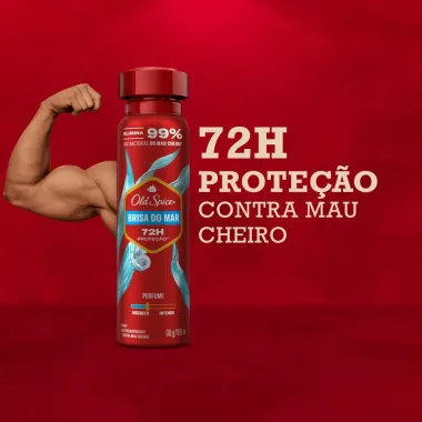 Desodorante Old Spice Brisa do Mar Aerossol 72h Antitranspirante 150ml