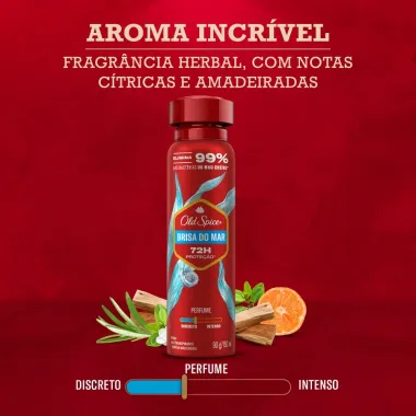 Desodorante Old Spice Brisa do Mar Aerossol 72h Antitranspirante 150ml