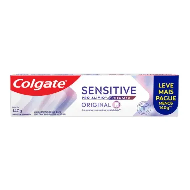 Creme Dental Colgate Sensitive Pro-Al&iacute;vio Imediato Original 140g