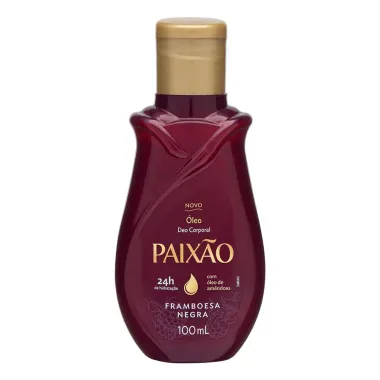 &Oacute;leo Corporal Paix&atilde;o Framboesa Negra 100ml