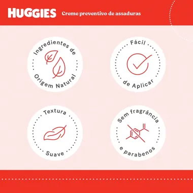 Creme Contra Assadura Huggies Puro e Natural 80g