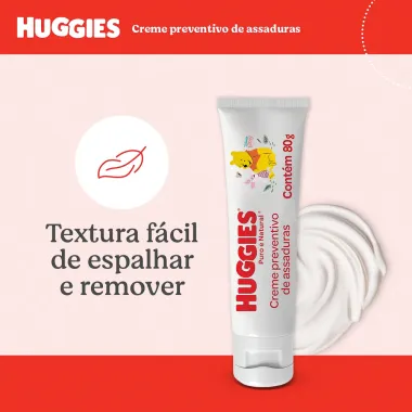 Creme Contra Assadura Huggies Puro e Natural 80g