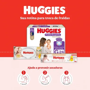 Creme Contra Assadura Huggies Puro e Natural 80g