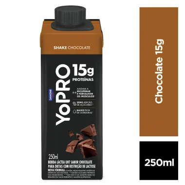 YoPRO Bebida L&aacute;ctea UHT Chocolate 15g de prote&iacute;nas 250ml