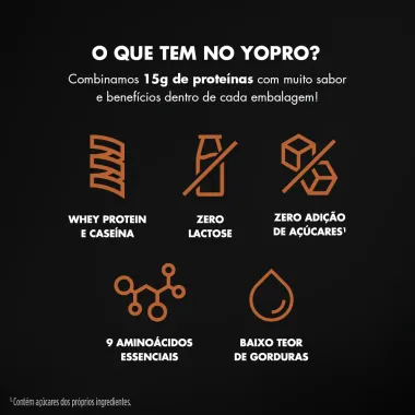 Chocolate 15g de proteínas 250ml