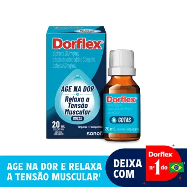 Analgésico e Relaxante Muscular Dorflex Gotas 20ml