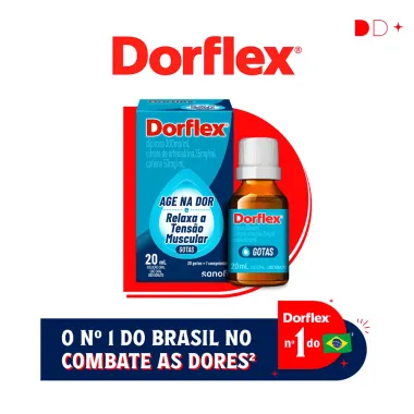 Analgésico e Relaxante Muscular Dorflex Gotas 20ml