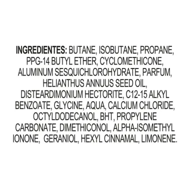 Desodorante Antitranspirante Aerosol