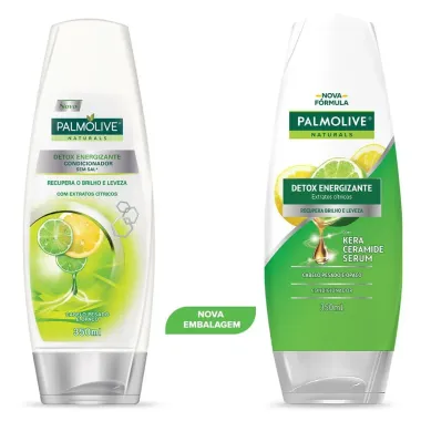 Condicionador Palmolive Naturals Detox Energizante com 350ml