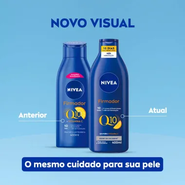Kit Lo&ccedil;&atilde;o Hidratante N&iacute;vea Firmador Q10 com 2 Unidades de 400ml cada