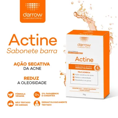 Actine Darrow Sabonete em Barra Pele Acneica 70g
