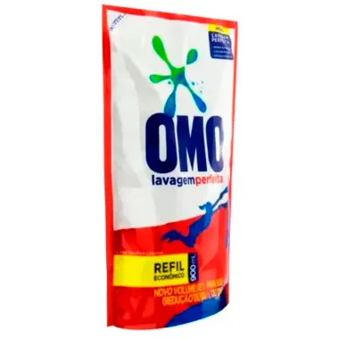Sabão Líquido OMO Lavagem Perfeita Refil 900ml