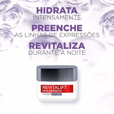 Creme L'Oréal Paris Revitalift Hialurônico Noturno 49g-2