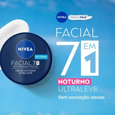 Creme Facial Nivea Noturno 5 em 1 100g