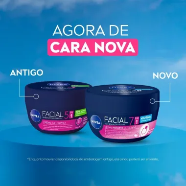 Creme Facial Nivea Noturno 5 em 1 100g