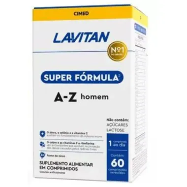 Lavitan A-Z Super Fórmula Homem com 60 Comprimidos