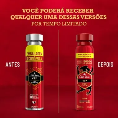 Desodorante Old Spice Vip Spray Antitranspirante 48h