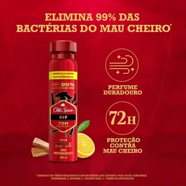 Desodorante Old Spice Vip Spray Antitranspirante 48h