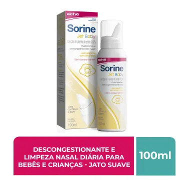 Sorine Jet Baby 0,9% Solução Nasal Spray 100ml