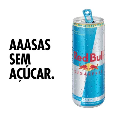 Energético Sem Açúcar Red Bull Energy Drink Sugarfree 355ml