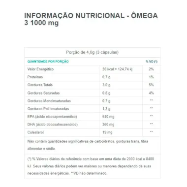 Kit Ômega 3 1000mg Catarinense com 300 Cápsulas