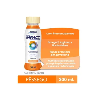 Impact Nutrição Enteral e Oral Pêssego 200ml