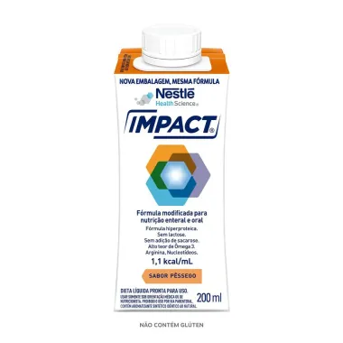 Impact Nutrição Enteral e Oral Pêssego 200ml