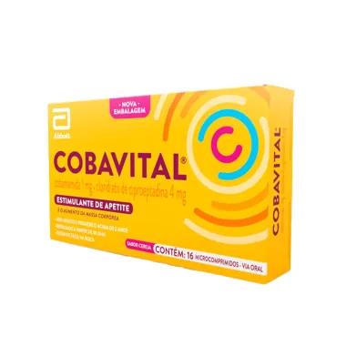 Cobavital Sabor Cereja com 16 Microcomprimidos