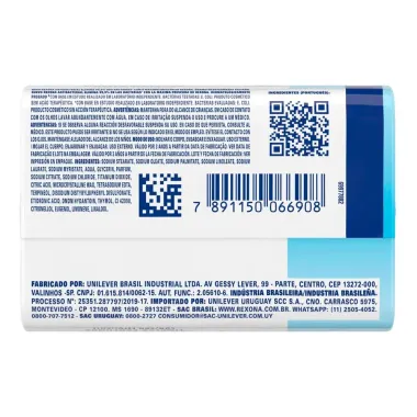 Sabonete em Barra Rexona Antibacterial Limpeza Profunda Elimina 99% das Bactérias 84g