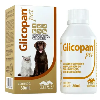 Glicopan Pet Solução Uso Veterinário 30ml