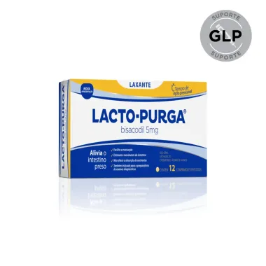 Lacto Purga Laxante 5mg com 12 Comprimidos Revestidos