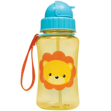 Garrafinha Buba Animal Fun Leão 12+ Meses com Canudo 400ml