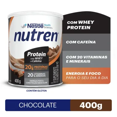 Nutren Protein Suplemento Alimentar Chocolate 400g