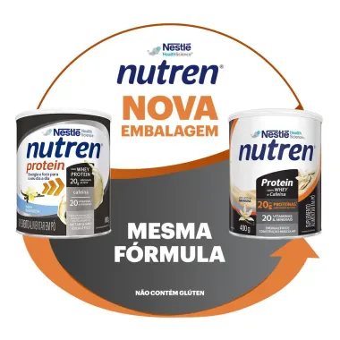 Nutren Protein Baunilha Suplemento Alimentar 400g