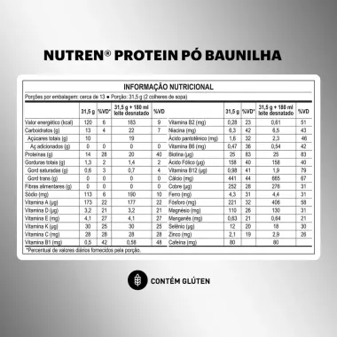 Nutren Protein Baunilha Suplemento Alimentar 400g