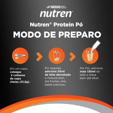 Nutren Protein Baunilha Suplemento Alimentar 400g