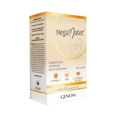 Mega Mater com 30 Cápsulas Moles
