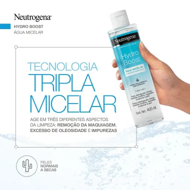 Água Micelar Neutrogena Hydro Boost 400ml