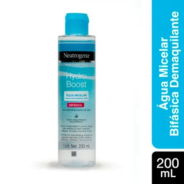 Água Micelar Neutrogena Hydro Boost Bifásica 200ml