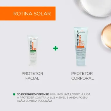 Protetor Solar NeoStrata Minesol Corpo e Rosto FPS 30 Fluido 120ml
