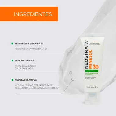 Protetor Solar Facial NeoStrata Minesol Oil Control FPS 30 40g