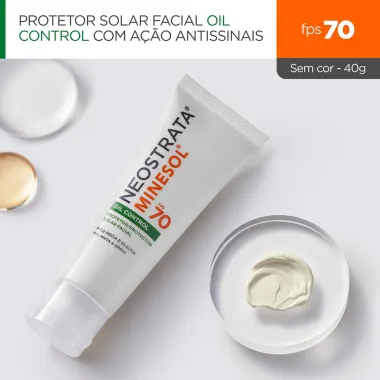 Protetor Solar Facial NeoStrata Minesol Oil Control FPS 70 40g