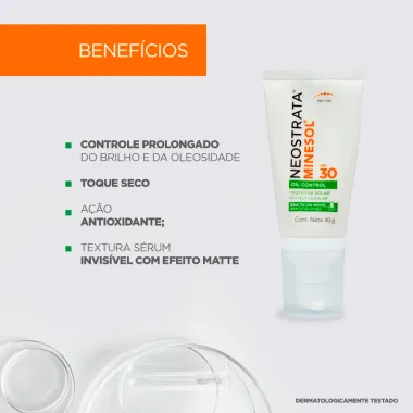 Protetor Solar NeoStrata Minesol Oil Control Sérum FPS 30 40g