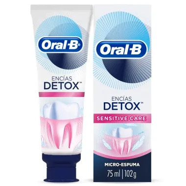 Creme Dental Oral-B Gengiva Detox Sensitive Care 102g