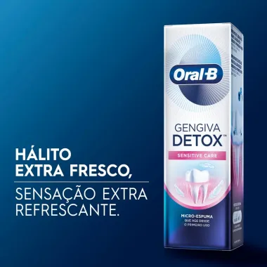 Creme Dental Oral-B Gengiva Detox Sensitive Care 102g