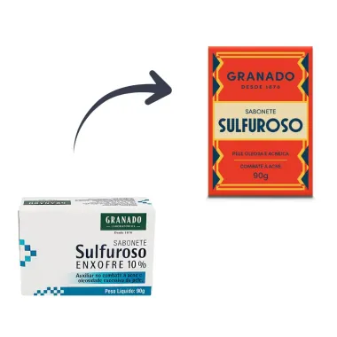 Sabonete Granado Sulfuroso Enxofre 10% com 90g