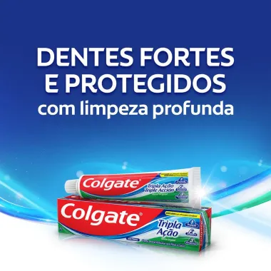 Creme Dental Colgate Tripla Ação Menta Original com 90g